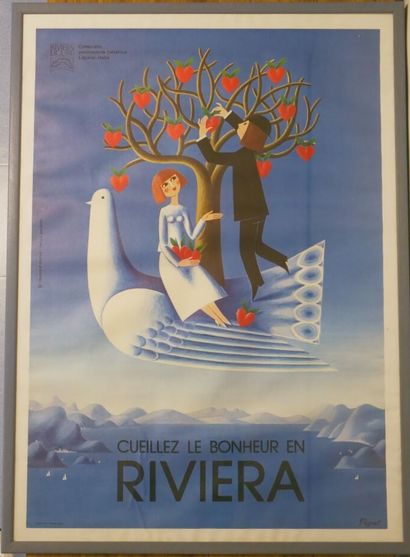 Grande affiche Peynet.


