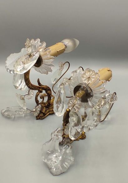 E. MULLER.

Paire d'appliques en bronze à...