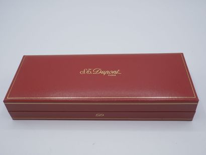 Stylo plume en métal argenté blanc et doré,...
