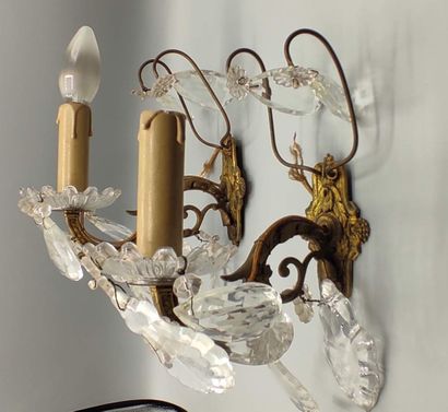 E. MULLER.

Paire d'appliques en bronze à...