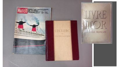 Manette comprenant:

- Un lot de livre (Tintin...
