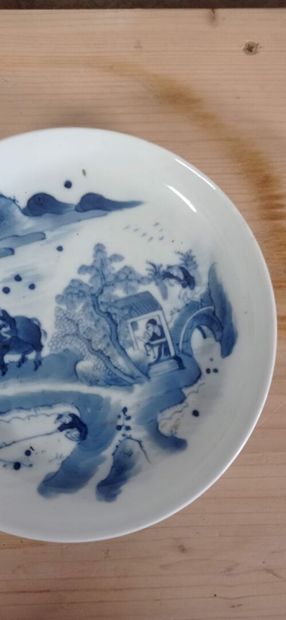*
CHINE

Coupe en porcelaine bleue et blanche...