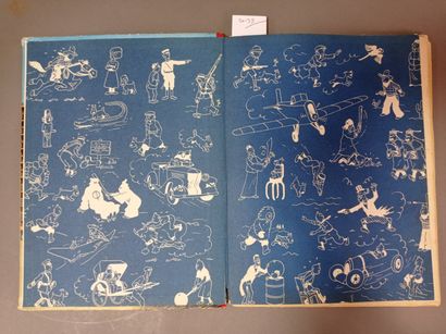 Manette comprenant:

- Un lot de livre (Tintin...