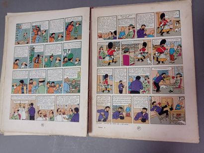 Manette comprenant:

- Un lot de livre (Tintin...