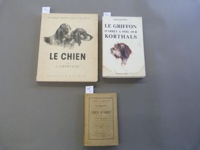 Réunion de 3 ouvrages:

Bellecroix, le dressage...