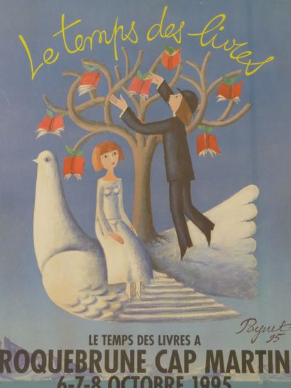 Petite affiche Peynet.

