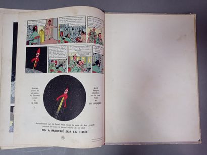 Manette comprenant:

- Un lot de livre (Tintin...