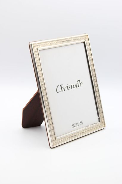 Silver photo frame from Christofle . 

Support...