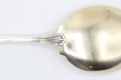 Empire style silver serving shovel for ice...