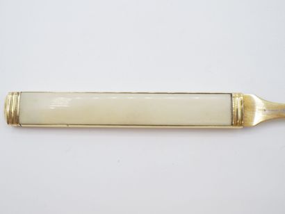 Gustave KELLER.

Travelling cutlery in vermeil...