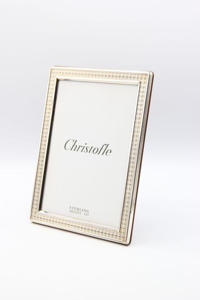 Silver photo frame from Christofle . 

Support...