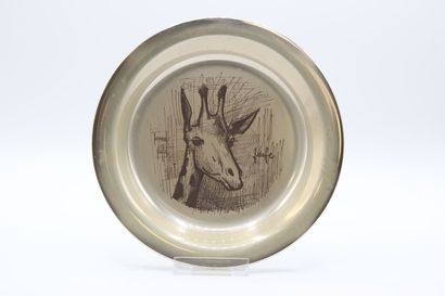 Bernard BUFFET (1928-1999)

Silver plate...