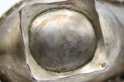 Saucière en argent premier titre et son dormant....