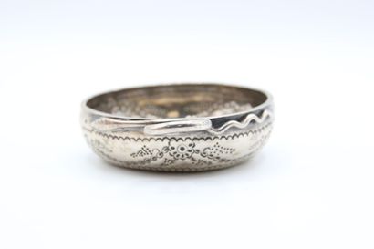 Important silver wine taster decorated with...