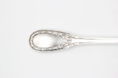 Empire style silver serving shovel for ice...