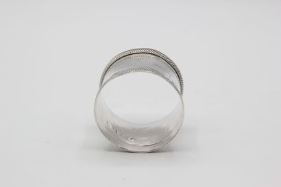 PARIS, 1819-38.

Silver napkin ring decorated...