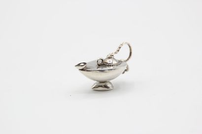 Silver charm representing an 