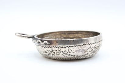 Important silver wine taster decorated with...