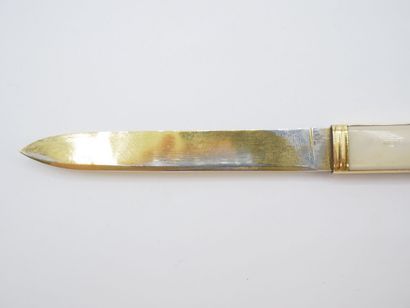 Gustave KELLER.

Travelling cutlery in vermeil...