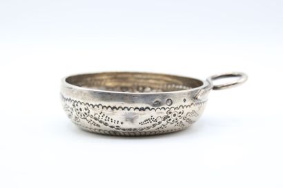 Important silver wine taster decorated with...
