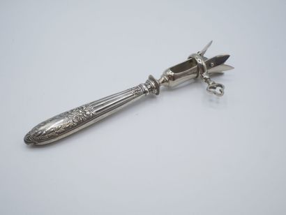 Manche à gigot aux manche en argent fourré...