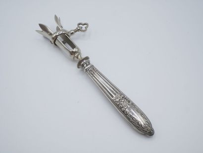 Manche à gigot aux manche en argent fourré...