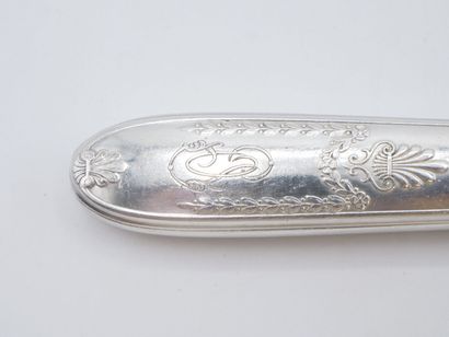 OLIER & CARON 

Set of 6 Empire style cheese...
