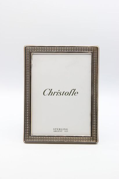 Silver photo frame from Christofle . 

Support...
