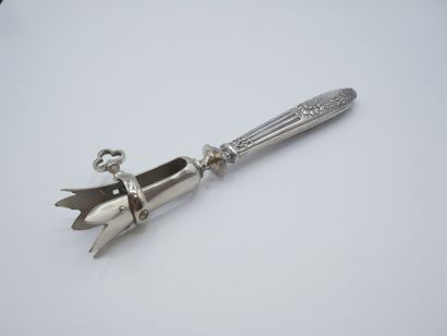 Manche à gigot aux manche en argent fourré...