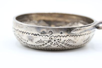 Important silver wine taster decorated with...