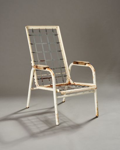 Jean PROUVE (1901-1984).

Fauteuil de repos...