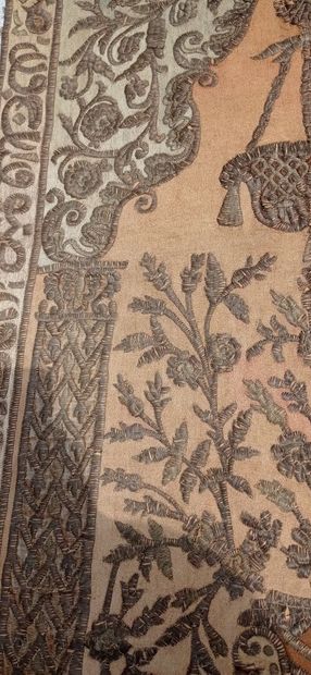 Curious embroidered element with full decoration...
