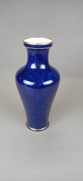SEVRES

Vase balustre en porcelaine bleue...