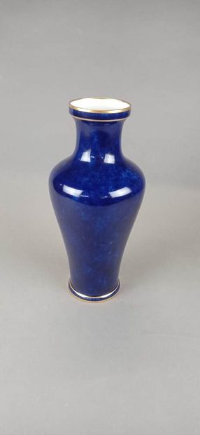 SEVRES

Vase balustre en porcelaine bleue...