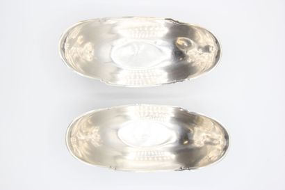 Pair of silver cups 1st title of flared form.

Hallmark...