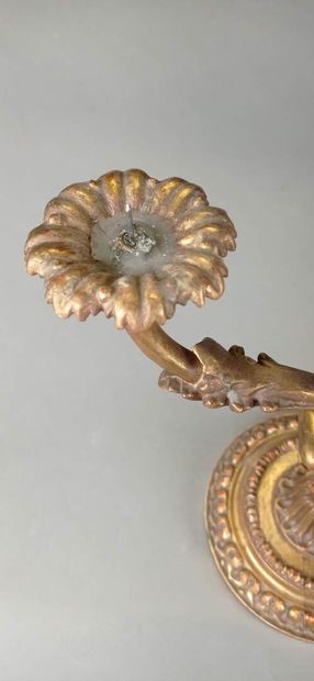 Pair of candlesticks with two arms of lights...