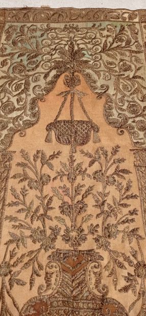 Curious embroidered element with full decoration...