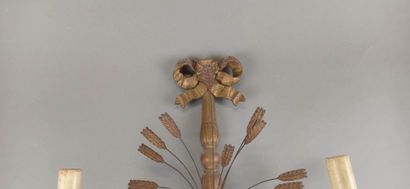 Suite of four sconces with two arms of lights...