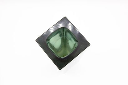 MURANO,

Vase de forme rectangulaire en verre...
