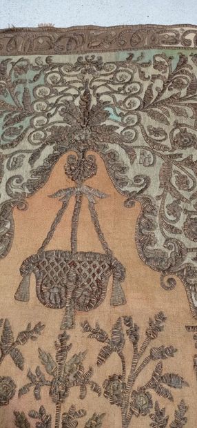 Curious embroidered element with full decoration...