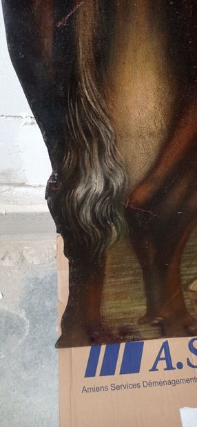 Curious sign of milkmaid in cut and painted...