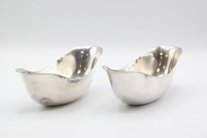 Pair of silver cups 1st title of flared form.

Hallmark...