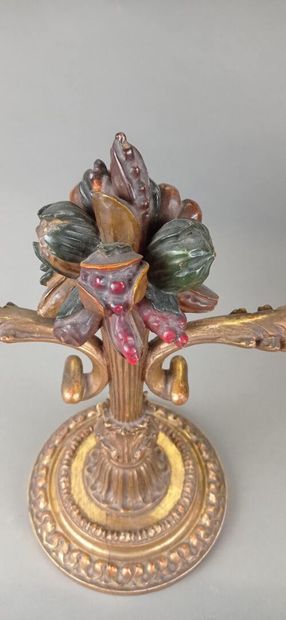 Pair of candlesticks with two arms of lights...