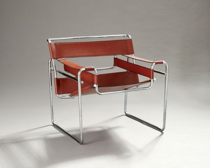Marcel BREUER (1902-1981), d'après.

Fauteuil...