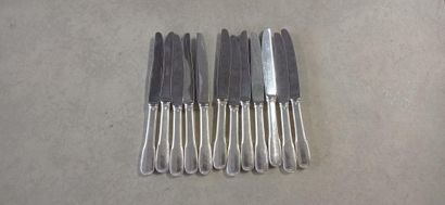 Important silver menagere, 172 pieces model...