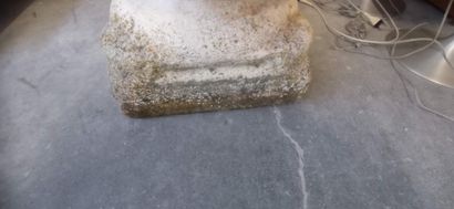 Vasque sur piédouche en pierre reconstituée.

Décor...
