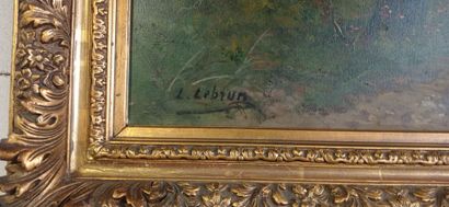 L. LEBRUN (XIXème siècle) probablement pour...