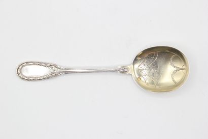 Service à glace en argent composé de ses...