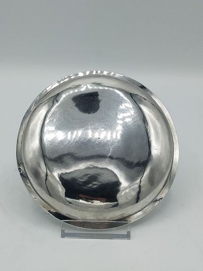 Soucoupe ou présentoir en argent d'époque...