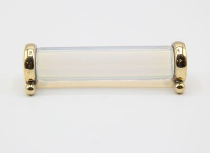 Service de porte-couteaux (12) en verre opalescent...